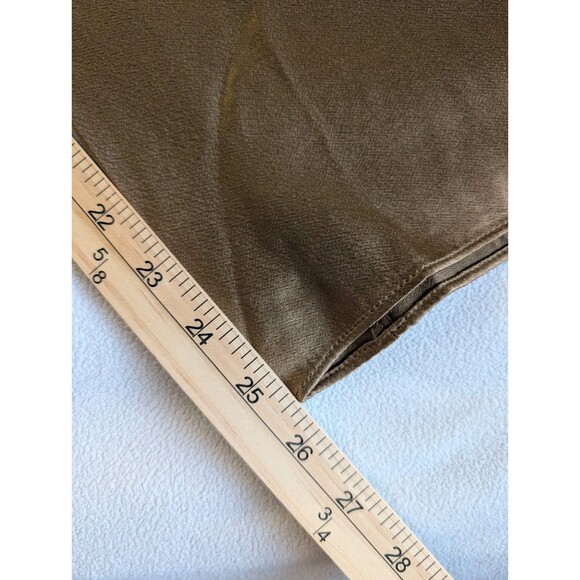 J.Crew Astrid Wide Leg Pant Luster Crepe Bronze Size 4 Elastic Waist Old Money - Picture 9 of 12